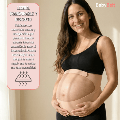 Banda de Soporte para Embarazo BabyBelt™ — Sistema de Doble Zona - BabyBelt