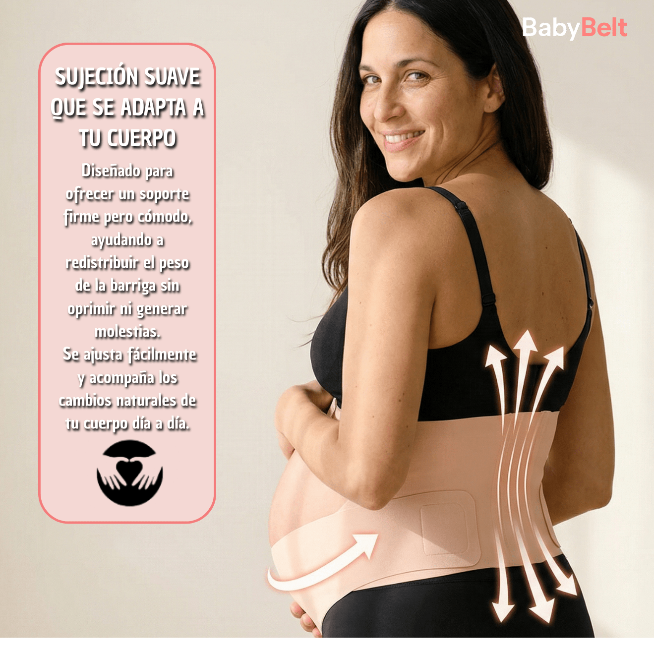 Banda de Soporte para Embarazo BabyBelt™ — Sistema de Doble Zona - BabyBelt