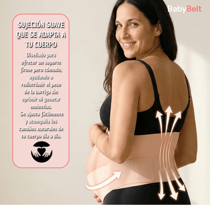 Banda de Soporte para Embarazo BabyBelt™ — Sistema de Doble Zona - BabyBelt